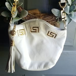 Vintage Pinky white leather purse